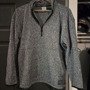 PINK Victoria's Secret Charcoal Zip-Up Sweater